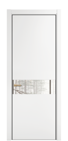 Дверь межкомнатная Ветро 11 Цвет Белый Покрытие Эмаль  Наличник L 75 Цена 45575