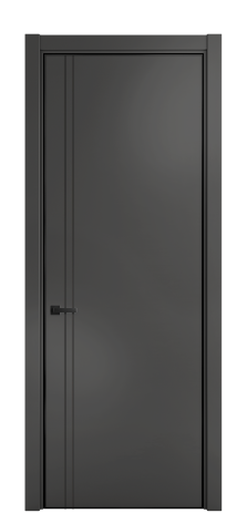 Дверь межкомнатная Слот 10-012 Цвет Антрацит Покрытие ЭМАЛИ Эмаль Наличник L 75 Цена 45325