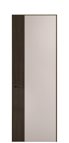 Дверь межкомнатная Дуэт 19 Цвет Пудра Покрытие ЭМАЛИ Эмаль Наличник Скрытый короб золото Цена 55213